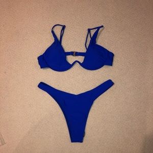 Royal blue bikini